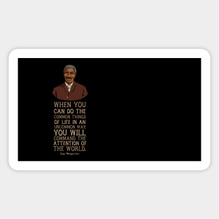 George Washington Carver Quote Gift for Black History Month Sticker